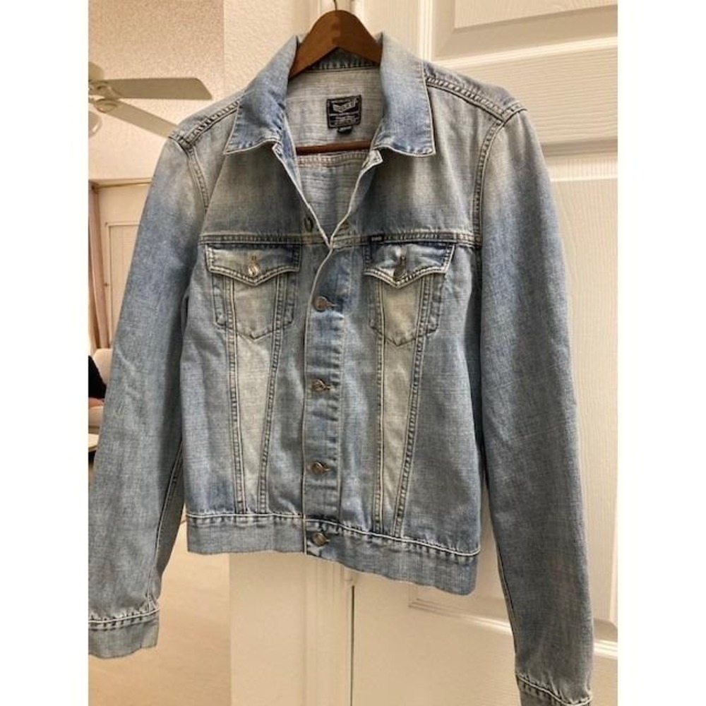 Denim Jean Jacket Bought in Milan Italy Large